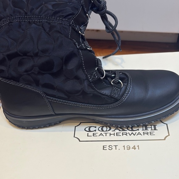 Coach Black Winter Boots - Picture 9 of 10